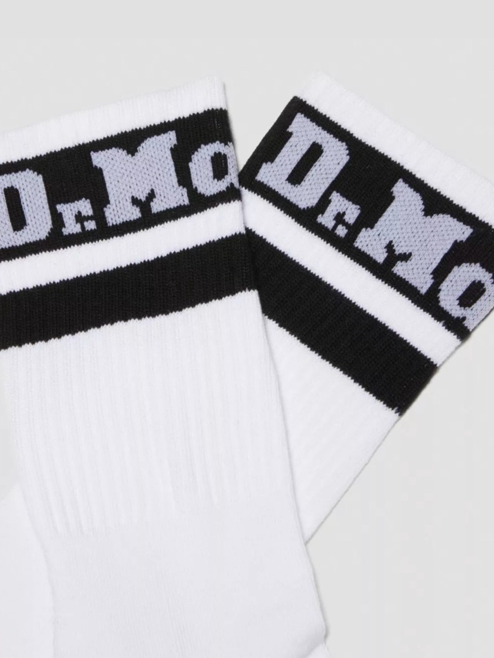 Dr Martens | New Bundle of 3 Pairs of White & Black Athletic Logo Socks